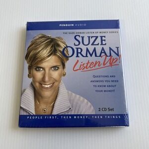 Listen Up! by Suze Orman (CD, 2004, Penguin Audio) 2 Disc Set, Sealed, Brand New
